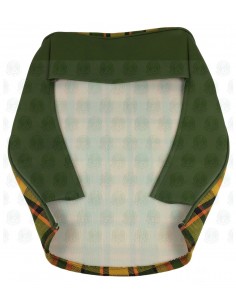 Westfalia Late Bay Open Back Seat Cover in Yellow Plaid 1975 - 1979 2