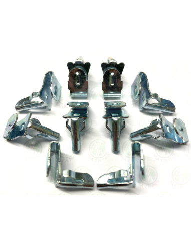 Metal Panel Clips for VW T2 Bay Westfalia Cab Door Cards for 6mm door hole 50pcs per bag