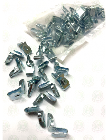Metal Panel Clips for VW T2 Bay Westfalia Cab Door Cards for 6mm door hole 50pcs per bag
