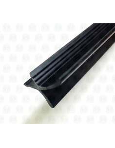 Rubber Cupboard Door Trim: K Profile in Westfalia Black (per metre) 2