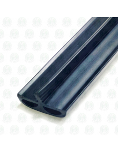 VW T2 Rubber Edge Trim in Westfali Black - Thick T Profile as Original (per metre) 2