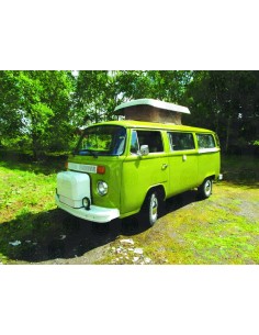 Westfalia Turret Top Pop Up Roof Canvas in Tan for VW T2 Bay Window 1968- 1979