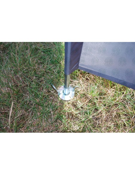 Camping Windbreak Clear, Orange & Grey 5m L x 1.44m H