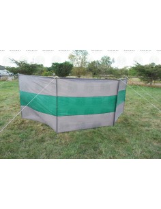 Camping Windbreak Grey & Green 5m L X 1.44m H 2