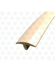 Rubber Edge Trim - Thin T Profile in Westfalia Grey (per metre)