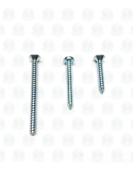 3 Screws Set for Westfalia Cabinet Locking Handle Bay 1967-1979