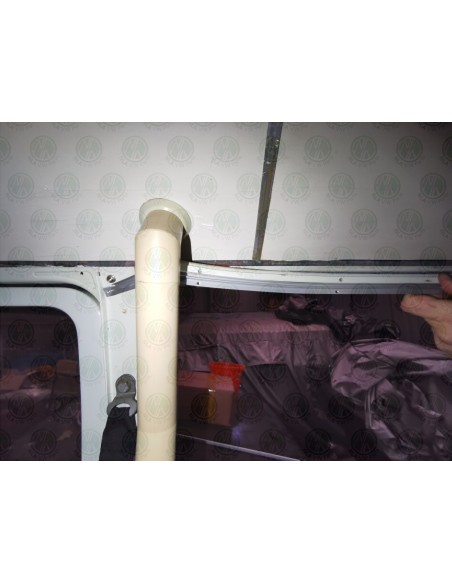 T2 Bay Sliding Door Westfalia Curtain Track with Fitting Holes For Rivets as Original