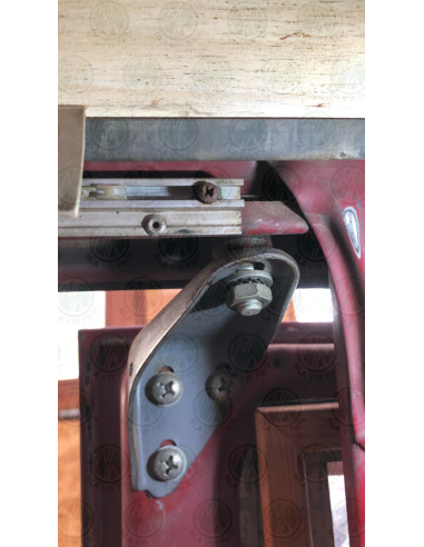 T2 Bay Sliding Door Westfalia Curtain Track with Fitting Holes For Rivets as Original