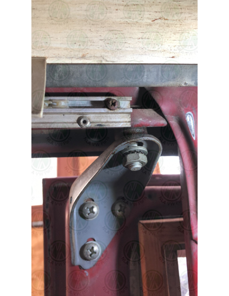 T2 Bay Sliding Door Westfalia Curtain Track with Fitting Holes For Rivets as Original