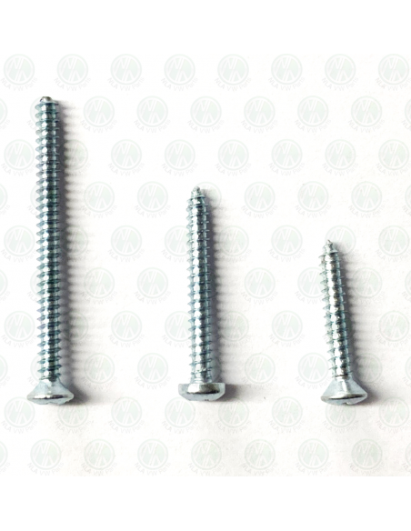 3 Screws Set for Westfalia Cabinet Locking Handle Bay 1967-1979