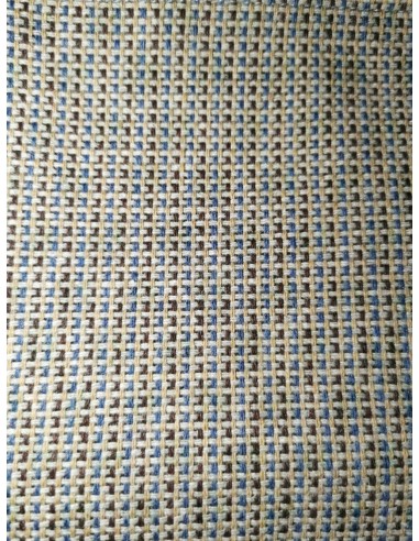 Westfalia Joker Curtain Brown with Blue Lines Sliding Door Curtain