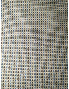 Westfalia Joker Curtain Brown with Blue Lines Cab Divider Curtains 2