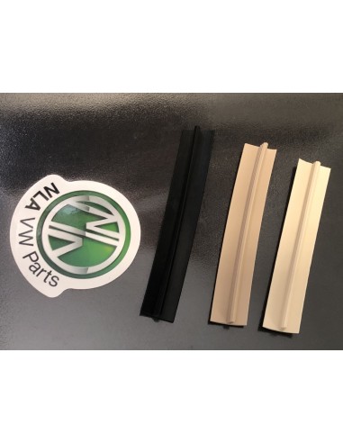 Rubber Edge Trim - Thin T Profile in Westfalia Black (per metre)