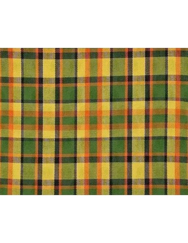 Westfalia Helsinki Full Width Rock and Roll Seat Bottom Cover Yellow Plaid