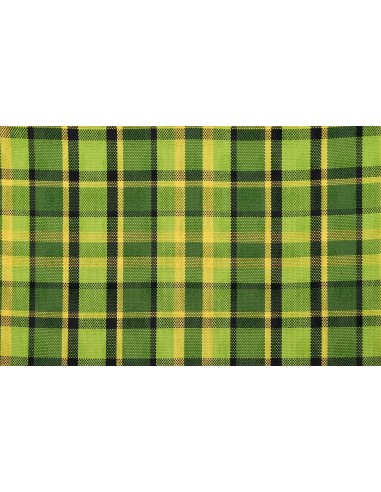 Westfalia Helsinki Full Width Rock and Roll Seat Bottom Cover Green Plaid