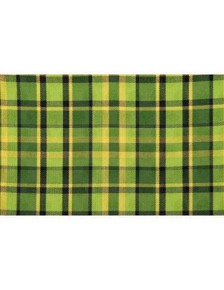 Westfalia Helsinki Full Width Rock and Roll Seat Bottom Cover Green Plaid