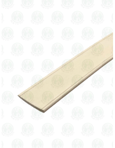 Flat Rubber for Curtain Ties in Westfalia White (per metre)