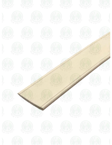 Flat Rubber for Curtain Ties in Westfalia White (per metre)