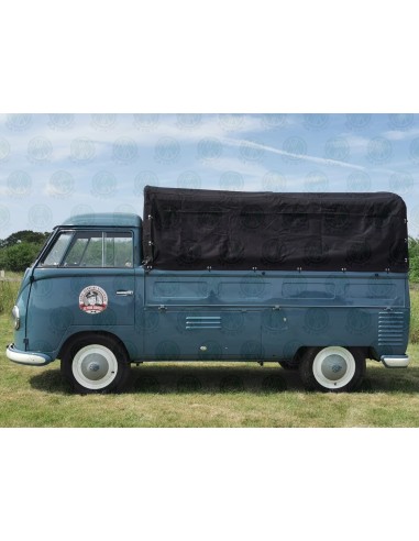 Heavy Duty Waterproof Black Cotton Pick Up Canvas Cover for VW T2 Split Single Cab