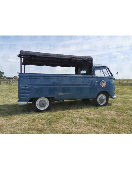 Heavy Duty Waterproof Black Cotton Pick Up Canvas Cover for VW T2 Split Single Cab Heavy Duty Waterproof Black Cotton Pick Up Canvas Cover for VW T2 Split Single Cab