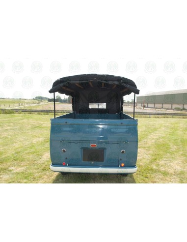 Heavy Duty Waterproof Black Cotton Pick Up Canvas Cover for VW T2 Split Single Cab