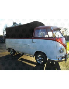 Heavy Duty Waterproof Black Cotton Pick Up Canvas Cover for VW T2 Split Single Cab
