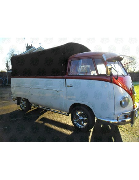 Heavy Duty Waterproof Black Cotton Pick Up Canvas Cover for VW T2 Split Single Cab