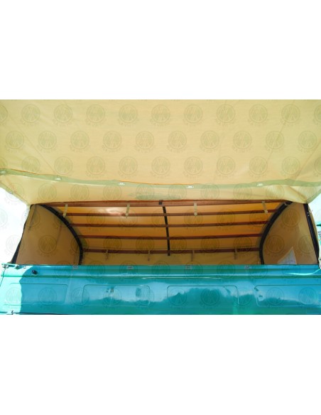 Heavy Duty Waterproof Cotton Side Sun Canopy fits Original Pick Up Canvas on VW T2 Splits Crew/Double Cab