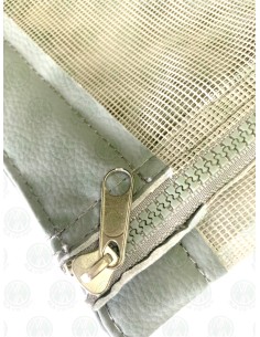 Tailgate Mosquito Net for VW T2 Bay with Middle Zip in Grey 2