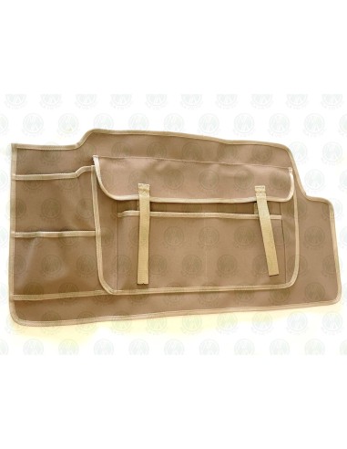 Land Rover Series 2, 2a and 3 Front Cab Door Pockets Sand (Pair)