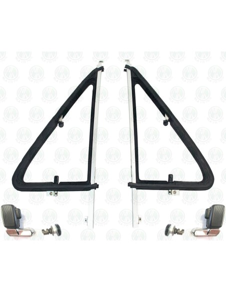 T25 Opening Quarterlight Frames Rubber, Glass, Spline Ring, Nylon Washer and Full Set of Catches