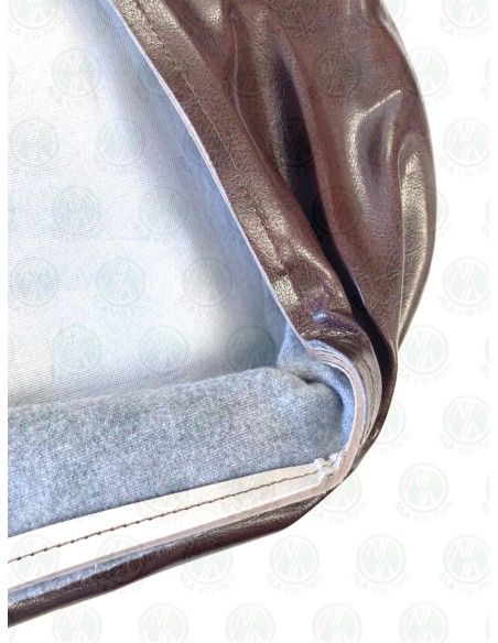 VW Westfalia T25 Front Seat Bottom Cover in Van Dyck EN Dark Brown