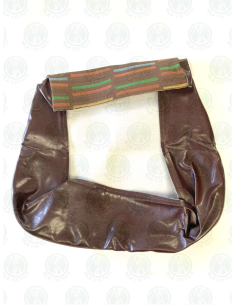 VW Westfalia T25 Front Seat Bottom Cover in Van Dyck EN Dark Brown 2