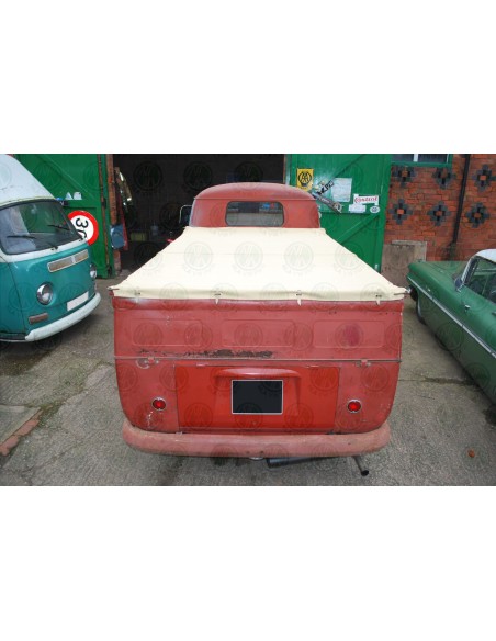 Tan canvas Tonneau Cover for Single Cab Split Pick Up