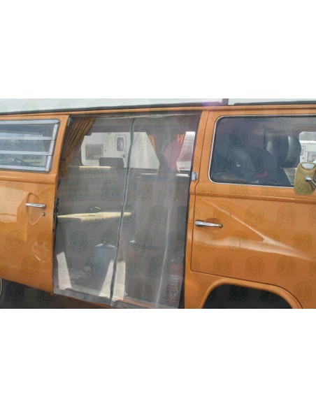 Sliding Door Mosquito Net for LHD VW T2 Bay in Grey