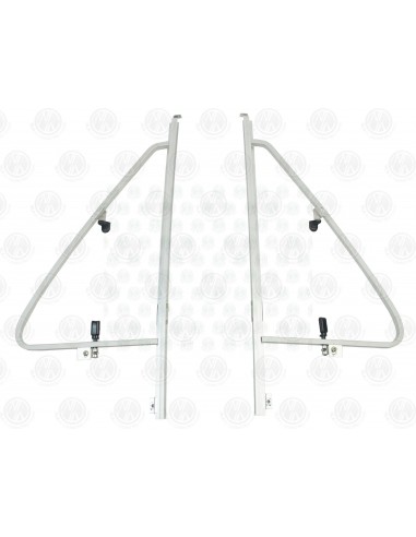 Opening Quarter Light Bar Frames with Rubber, Glass & S/S Hinges for T25 (Pair)