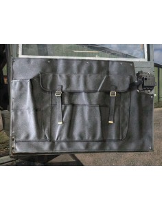 Land Rover Series 2, 2a & 3 Back Door Pocket Black (Single)