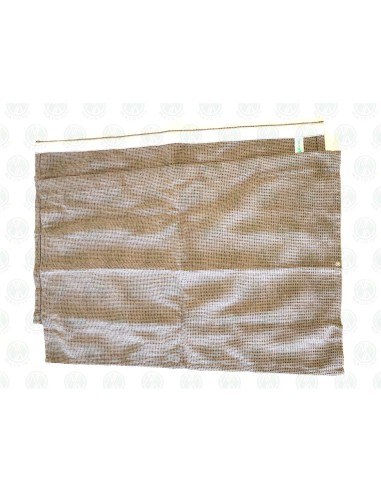 Westfalia Joker Curtains Brown with Blue Lines Left Side Rear Curtain Set with Long Strap