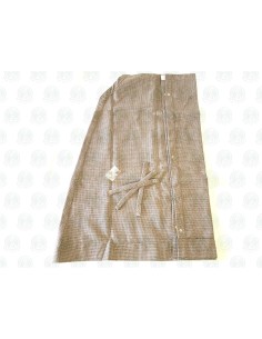 Westfalia Joker Curtain Brown with Blue Lines Cab Divider Curtains