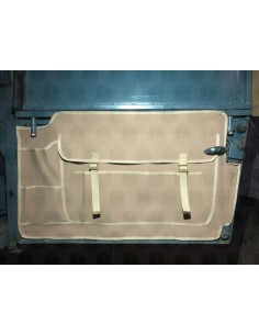 Land Rover Series 1 80" Cab Door Pockets Sand (Pair) 2