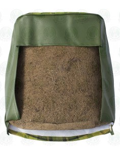 Westfalia Late Bay Open Back Seat Cover in Green Plaid 1975 - 1979 2