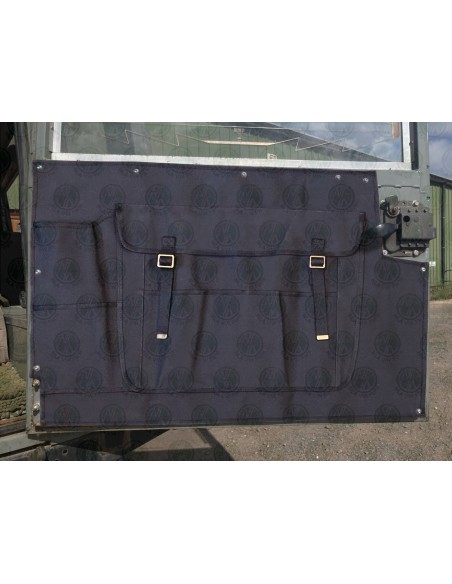 Land Rover Series 2, 2a & 3 Back Door Pocket Black (Single)