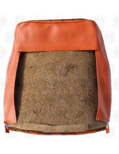 Westfalia Late Bay Front Seat Open Back Cover in Orange Plaid 1975 - 1979 2