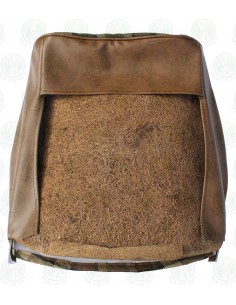 Westfalia Late Bay Open Back Seat Cover in Beige Plaid 1975 - 1979 2