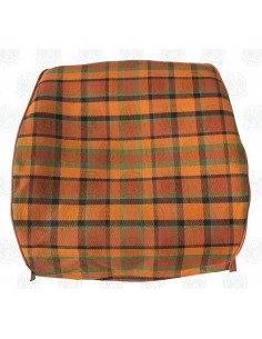 Westfalia Late Bay Full Back Seat Cover in Orange Plaid 1975 - 1979