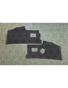 Front Kick Panel Pair for Late Bay 1973 - 79 Black ABS 3mm