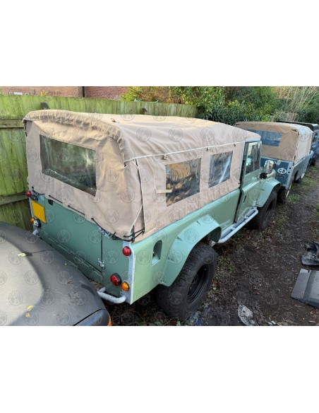 2-Door Land Rover Defender 110" Sand Canvas (5 Windows)
