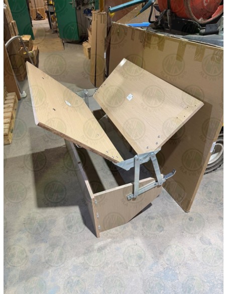 3/4-Width Rock & Roll Bed Wood Kit for VW T2 Bay