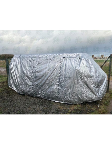 Water-Resistant Silver Van Cover