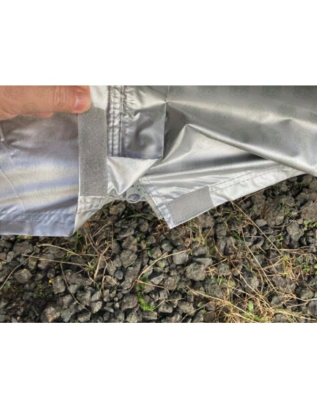 Water-Resistant Silver Van Cover